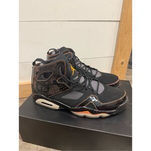 Nike Jordan FLTCLB ‘91 Black Bright Citrus Grey | Men’s Size 13 | New With Box N